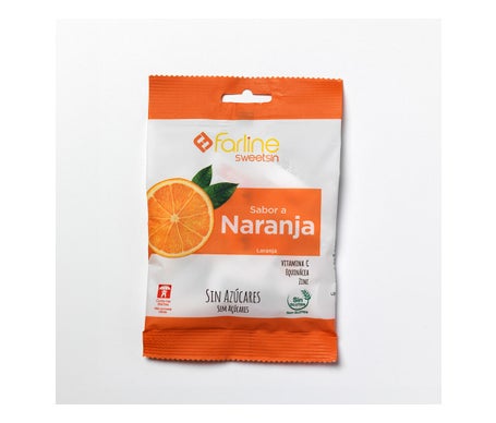 Farline Sweetsin Caramelos Naranja 40g