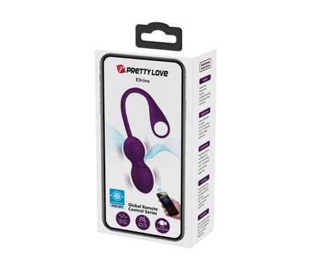 Pretty Love Elvira Kegel Balls App Control Remoto Morado 1ud