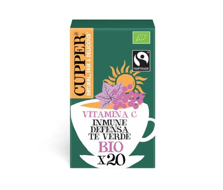 Cupper Té Verde Inmune Bio 20 Sobres