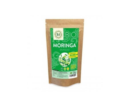 Solnatural Moringa Polvo Bio sin Gluten Vegano 125g
