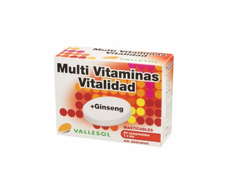 Vallesol Multivit+ Ginseng 24comp Masticables