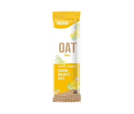 Weider Oat Barrita Banana Nueces 60g