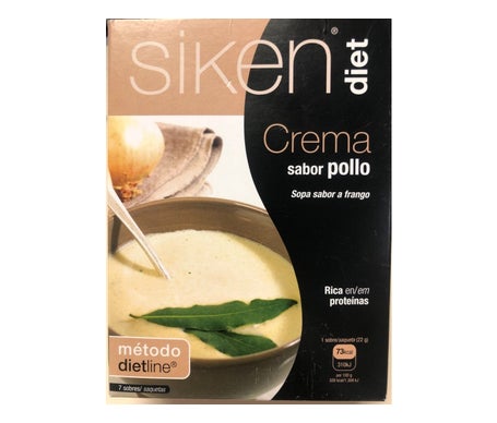 Siken Diet crema de pollo 7 sobres
