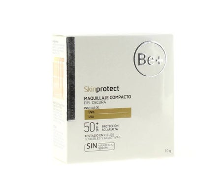 Be+ Skin Protector Solar Maquillaje Piel Oscura Spf50 10g