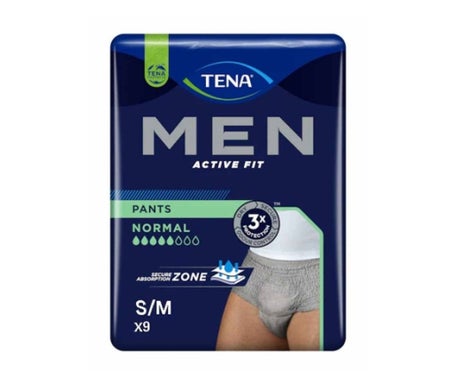 Tena Active Fit Grev S-M 9uds
