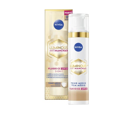Nivea Luminous 630º Antimanchas Cc Fluido Spf30 #Medio 40ml