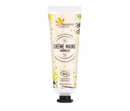 Fleurance Nature Crème Mains Bio Vanille 30ml