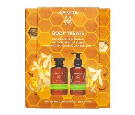 Apivita Body Treats Tonic Mountain Tea Coffret