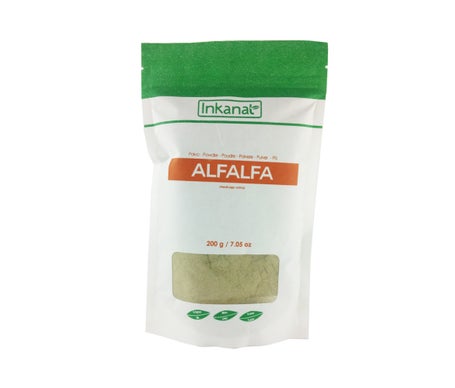 Inkanat Natural Alfalfa Polvo Vegano Non Gmo 200g | Natural Doctor