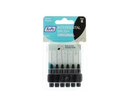 Cepillos Tepe Negro 1,5 6Pcs