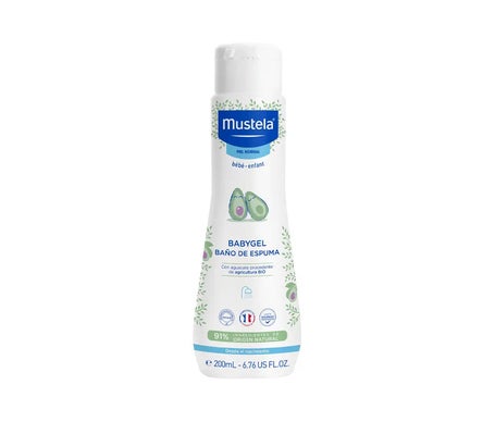 Mustela Babygel Baño de Espuma con Aguacate BIO 200ml