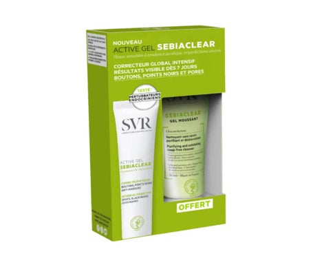 SVR Sebiaclear Active 40ml + Gel Moussant 55ml