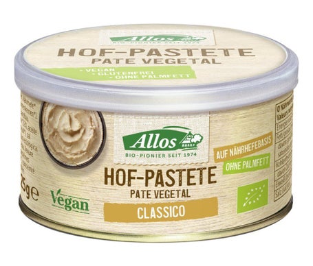 Allos Paté Vegetal Clásico Bio 125g