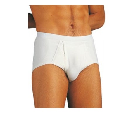 Dual Sanitaly Slip Contención Hombre Blanco Talla 6 1 ud