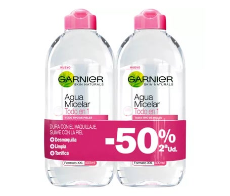 Garnier Skinactive Pack Agua Micelar 2x400ml