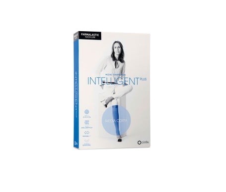 Farmalastic Intelligent+ Media Corta Normal Marino T3 1 Par