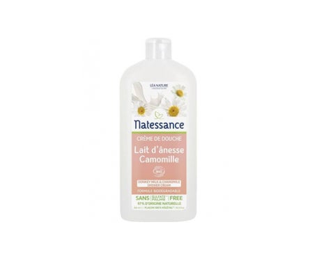 Natessance Crema de Ducha Leche de Burro Manzanilla 500Ml