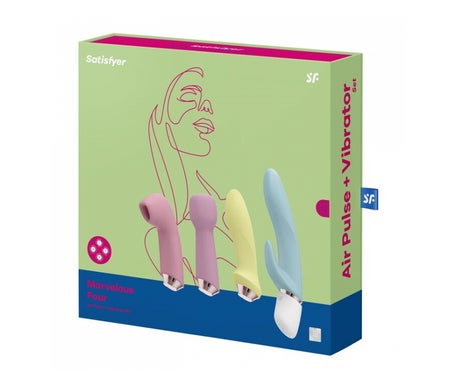 Satisfyer Marvelous Four Set Vibrador Succionador Clítoris