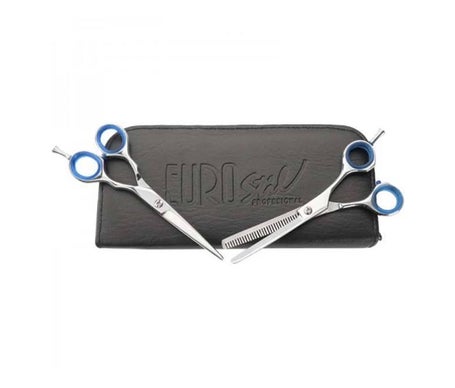 Eurostil Estuche Academia 2 Tijeras Brillo Micro Dent.