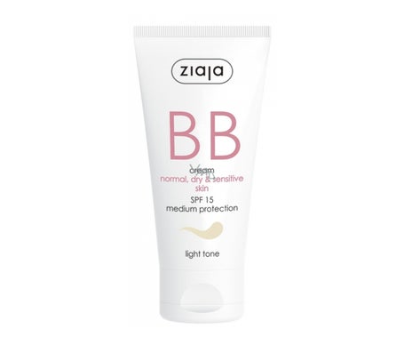 Ziaja Bb Cream Pieles Normales, Secas Y Sensibles Spf15 Tono Claro 50ml