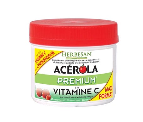 Herbesan Acerola Premium Maxi Pot 90 comprimidos masticables