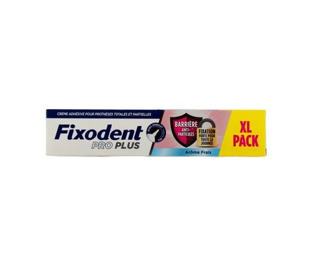 Fixodent Pro Plus Barrera Anti-Partículas Crema Adhesiva Fresca 57g