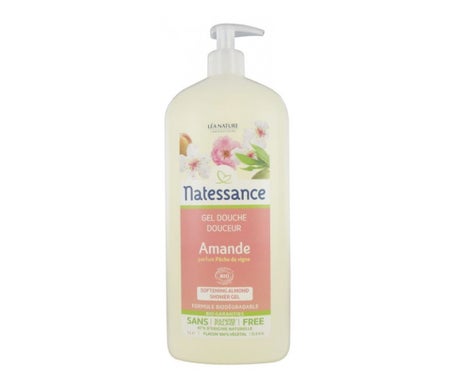 Natessance Bio Gel Ducha Suave Almendra Durazno 1L