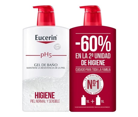 Eucerin® Duplo Gel de Baño pH5 2x1L
