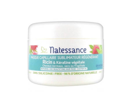 Hair Natessance Mascarilla Regeneradora de Queratina de Ricina 200Ml