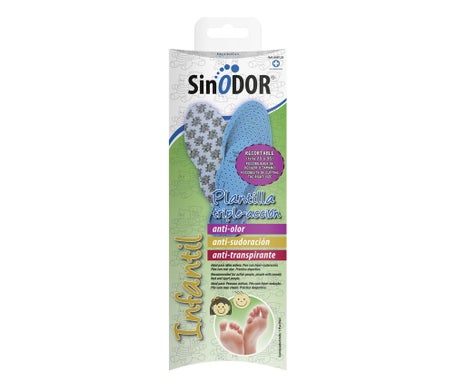 Herbifeet Sinodor Plantilla Triple Acción Infantil 2uds