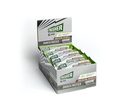 Finisher Barritas Proteicas Chocolate Y Avellana Con L-Carnitina 20uds