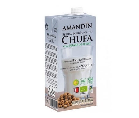 Amandin Horchata Chufa Agave Bio 1000ml
