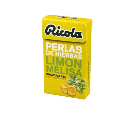Ricola limón perlas sin azúcar 25g