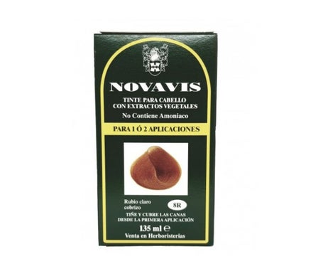Novavis Teinture Blond Cuivré Clair 8r 135ml