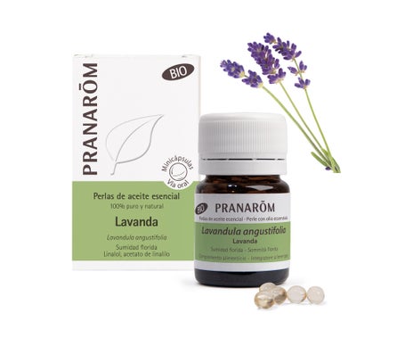 Pranarôm Perlas de Aceite Esencial de Lavanda BIO 60caps