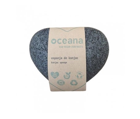 Oceana Esponja Corazón Konjac Eco Vegano 1ud