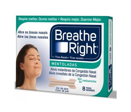 Breathe Right Apósitos Nasales Balsámicos L 8uds