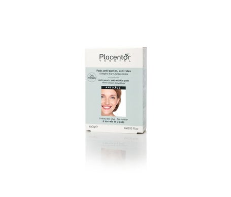 Placentor Vegetal Parches Contorno de Ojos Antiojeras y Antiarrugas 2x6uds