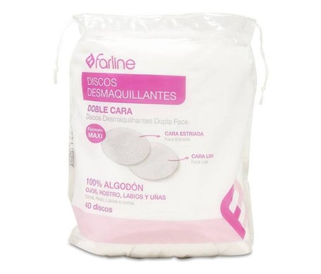 Farline Discos Desmaquillantes Ovalados 40uds