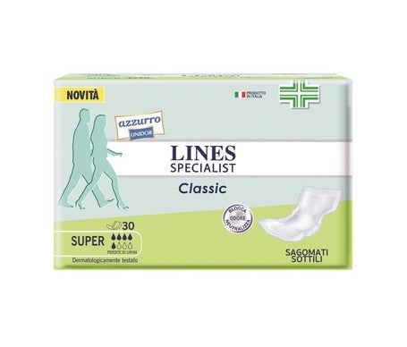 Lines Specialist Classic Super (30 pcs.) - Productos para la incontinencia