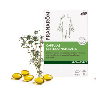 Pranarôm Aromaforce Cápsulas Defensas Naturales BIO 30uds