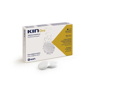 Kin Oro Tabletas Efervescentes Prótesis Dentales 64+32uds