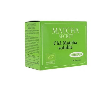 Té Matcha Ecologico Soluble Integralia 20 Sobres