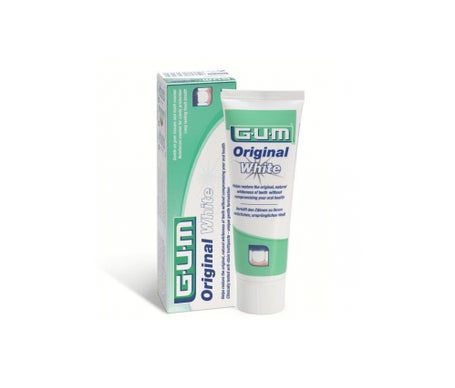 Original Pasta de Dientes Blanca Goma de Mascar Original Gum Lot 2 x 75 ml