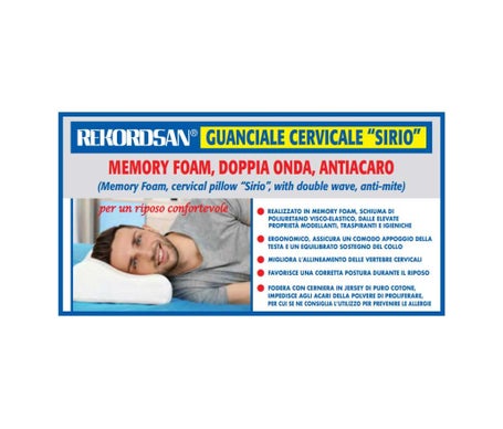 Rekordsan Almohadilla Cervical Memory Sirio 1ud