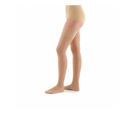 Vari+San Media Larga Compresión Normal 140 Den Beige T-2