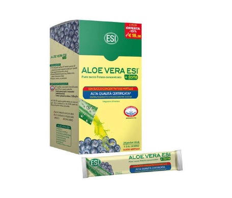 Esi Aloe Vera Forte Sabor Arandano 24 Pocket Drink