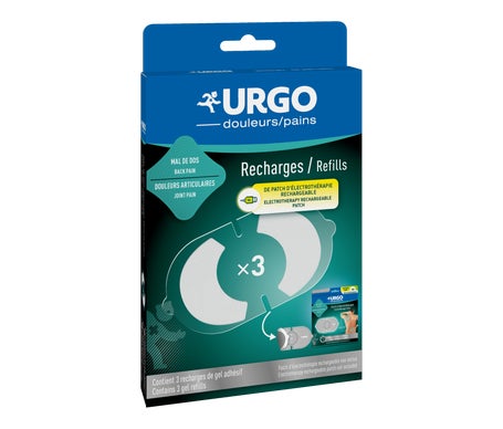 Urgo Recargas Parche de Electroterapia Pack 3 sobres (90 usos)