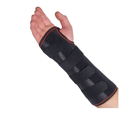 Orliman Muñequera Larga Férula Palmar 21-23cm Negra T2 1ud
