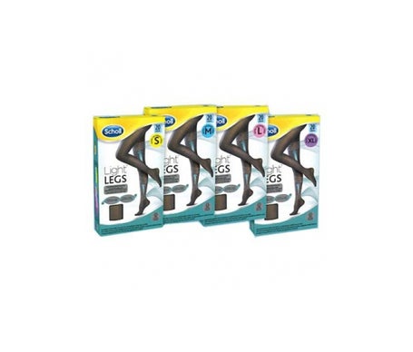 Mallas largas Scholl Light 20 Denier Negro Talla S